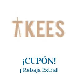 Logo de la tienda Tkees con cupones de descuento