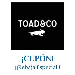 Logo de la tienda Toad and Co con cupones de descuento