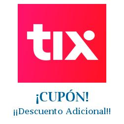 Logo de la tienda TodayTix con cupones de descuento