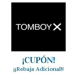 Logo de la tienda TomboyX con cupones de descuento