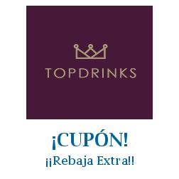 Logo de la tienda Topdrinks con cupones de descuento