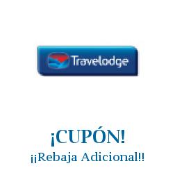 Logo de la tienda Travelodge con cupones de descuento