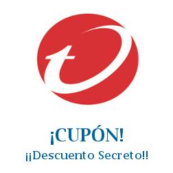 Logo de la tienda Trend Micro con cupones de descuento