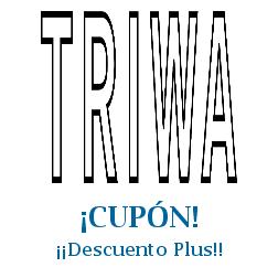 Logo de la tienda Triwa con cupones de descuento