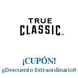 Logo de la tienda True Classic Tees con cupones de descuento