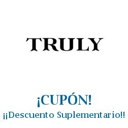Logo de la tienda Truly con cupones de descuento