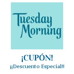 Logo de la tienda Tuesday Morning con cupones de descuento