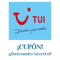 Logo de la tienda TUI con cupones de descuento