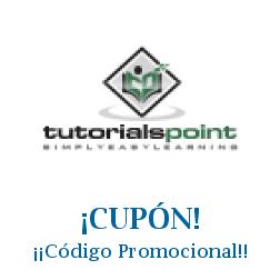 Logo de la tienda Tutorialspoint con cupones de descuento