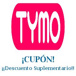 Logo de la tienda Tymo Beauty con cupones de descuento
