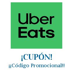 Logo de la tienda Uber EATS con cupones de descuento