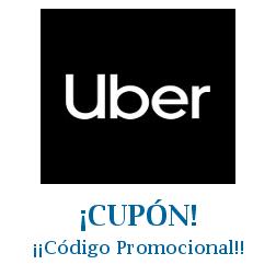 Logo de la tienda Uber con cupones de descuento