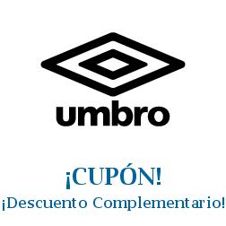 Logo de la tienda Umbro con cupones de descuento