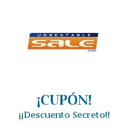 Logo de la tienda UnbeatableSale con cupones de descuento