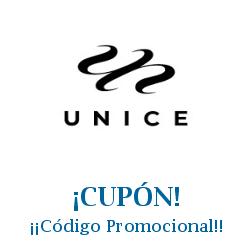 Logo de la tienda Unice con cupones de descuento