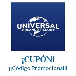 Logo de la tienda Universal Orlando con cupones de descuento