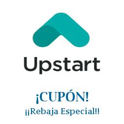 Logo de la tienda Upstart con cupones de descuento