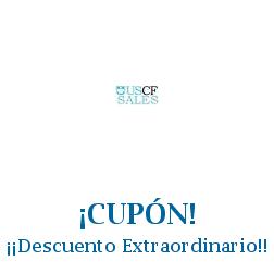 Logo de la tienda USCF Sales con cupones de descuento