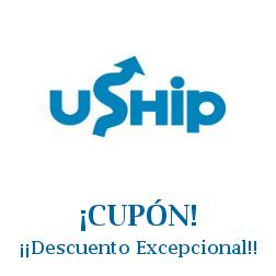 Logo de la tienda uShip con cupones de descuento