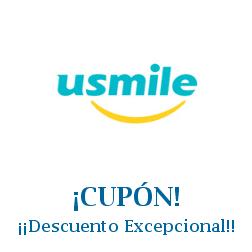 Logo de la tienda Usmile con cupones de descuento