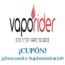 Logo de la tienda Vapo Rider con cupones de descuento