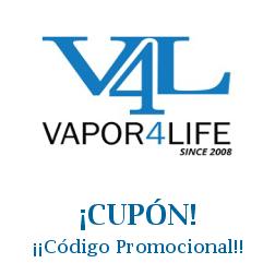 Logo de la tienda Vapor4Life con cupones de descuento