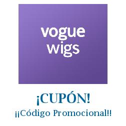 Logo de la tienda Vogue Wigs con cupones de descuento