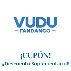 Logo de la tienda Vudu con cupones de descuento