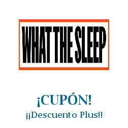 Logo de la tienda What the Sleep con cupones de descuento