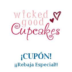 Logo de la tienda Wicked Good Cupcake con cupones de descuento