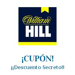 Logo de la tienda William Hill con cupones de descuento