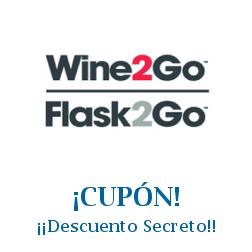 Logo de la tienda Wine2go con cupones de descuento