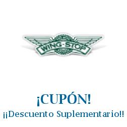 Logo de la tienda Wingstop con cupones de descuento