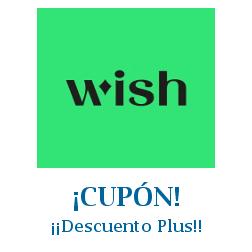 Logo de la tienda Wish con cupones de descuento