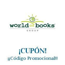 Logo de la tienda World of Books con cupones de descuento