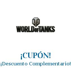 Logo de la tienda World of tanks con cupones de descuento