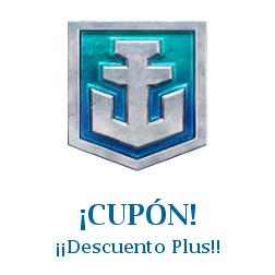 Logo de la tienda World of Warships con cupones de descuento