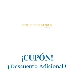 Logo de la tienda World Wide Stereo con cupones de descuento