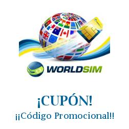 Logo de la tienda Worldsim con cupones de descuento