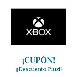 Logo de la tienda Xbox con cupones de descuento