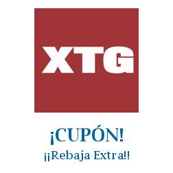 Logo de la tienda XTG con cupones de descuento