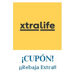 Logo de la tienda Xtralife con cupones de descuento