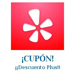 Logo de la tienda Yelp con cupones de descuento