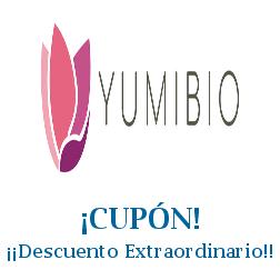 Logo de la tienda Yumibio con cupones de descuento