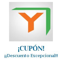 Logo de la tienda YuppTV con cupones de descuento