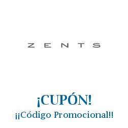 Logo de la tienda Zents con cupones de descuento