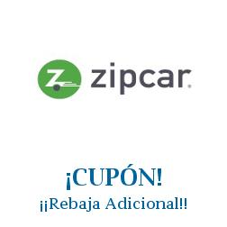 Logo de la tienda ZipCar con cupones de descuento