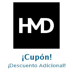 Logo de la tienda HMD con cupones de descuento