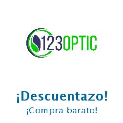 Logo de la tienda 123optic con cupones de descuento