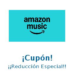 Logo de la tienda Amazon Music con cupones de descuento